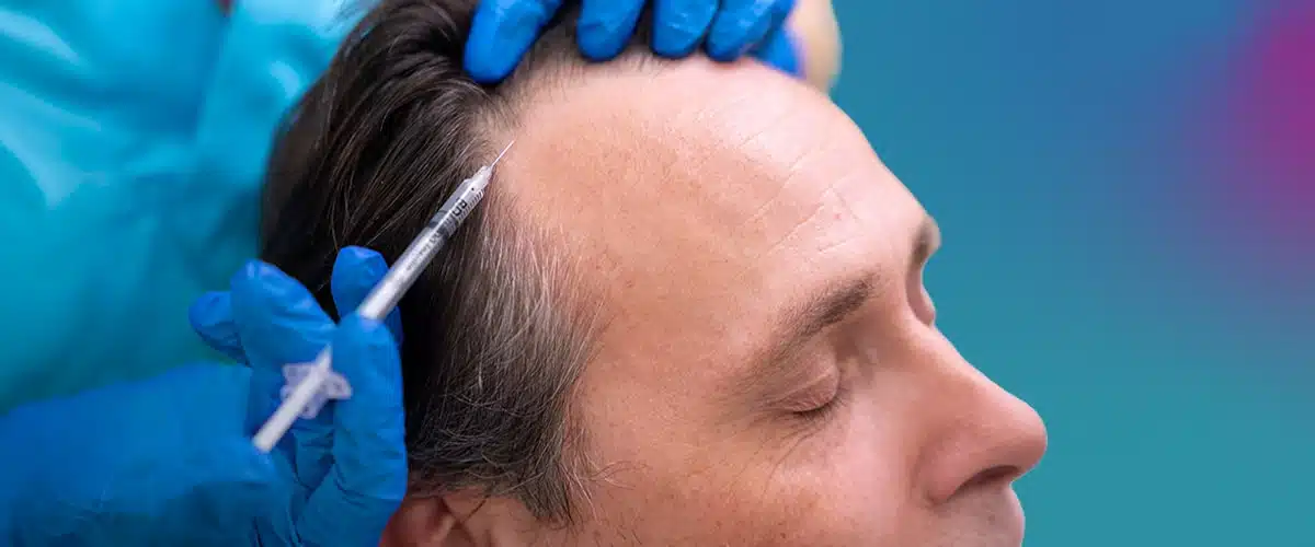 Hialuronsavas és PDRN-es injekciós hajkezelés